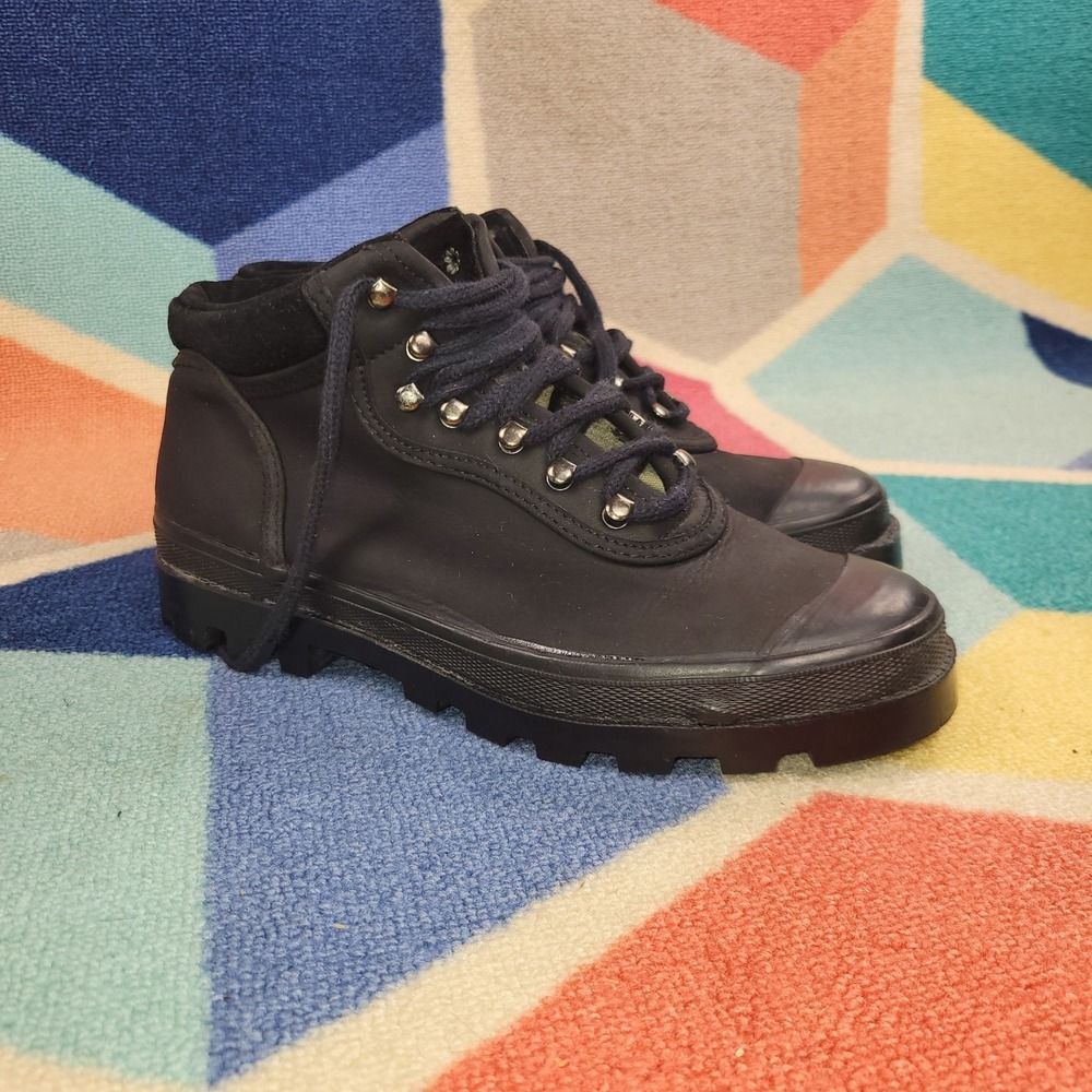 Polo Ralph Lauren Boots Hiking Style Lug Sole Waterproof Ankle Boots Size 8.5